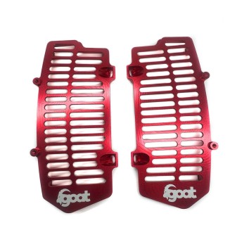 Extreme Parts GOAT UniBody Radiator Guards for KTM / Husqvarna / GAS GAS 2024 Red